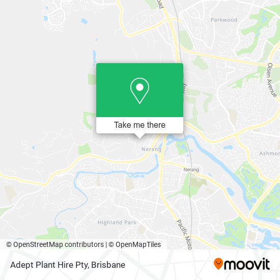 Adept Plant Hire Pty map