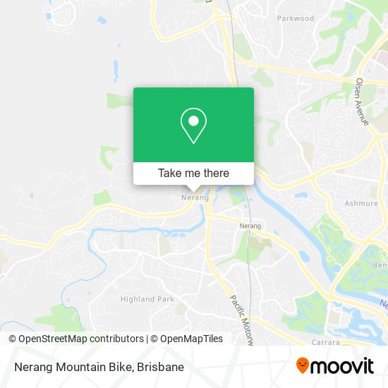 Nerang Mountain Bike map