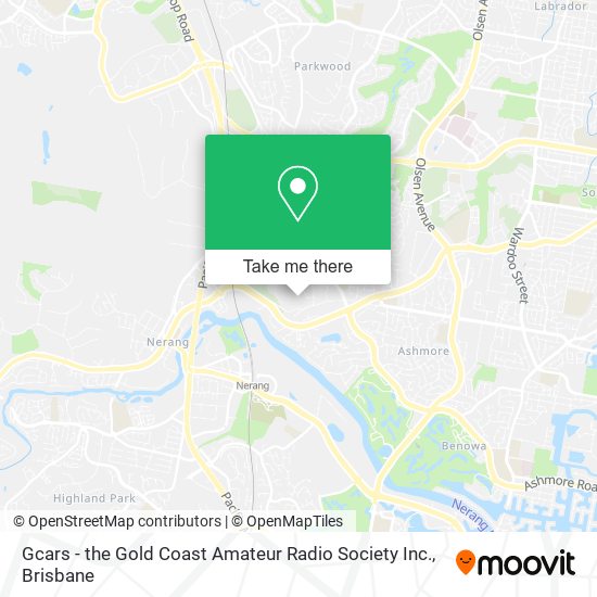 Gcars - the Gold Coast Amateur Radio Society Inc. map