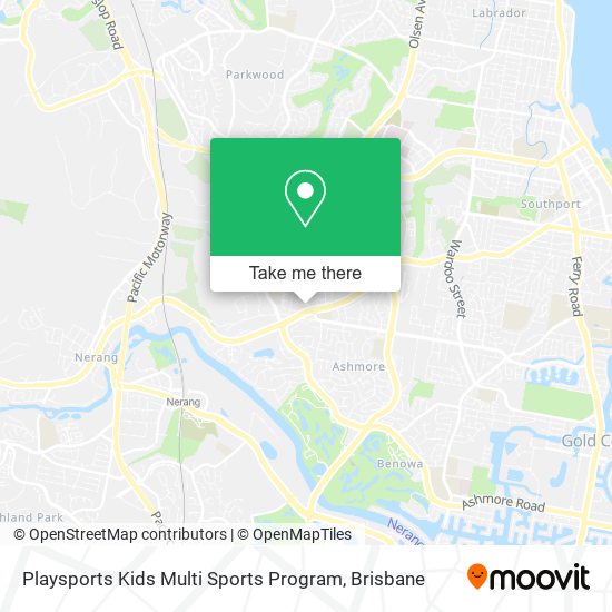 Mapa Playsports Kids Multi Sports Program