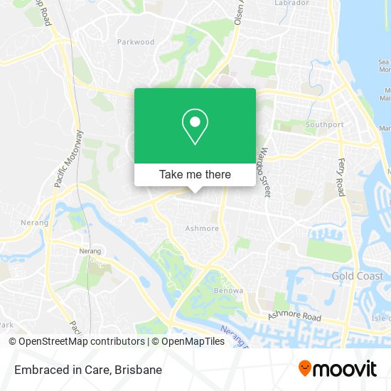 Embraced in Care map