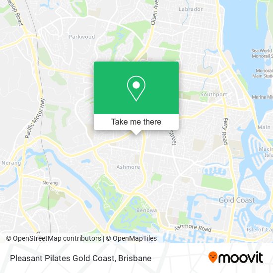 Pleasant Pilates Gold Coast map