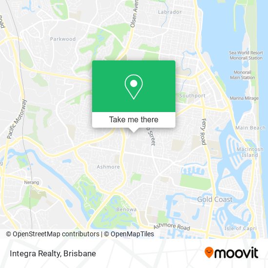 Integra Realty map