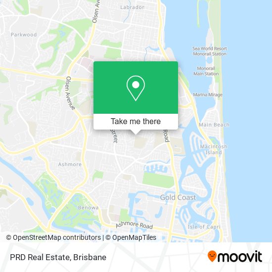 PRD Real Estate map