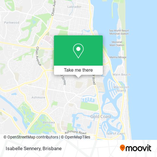 Isabelle Sennery map
