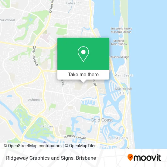 Ridgeway Graphics and Signs map