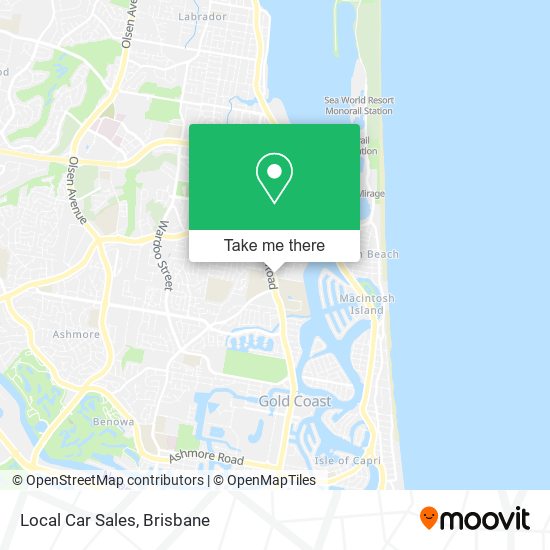 Local Car Sales map