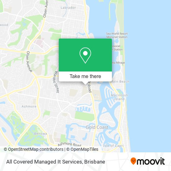 All Covered Managed It Services map