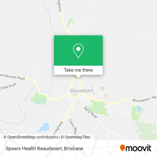 Spears Health Beaudesert map