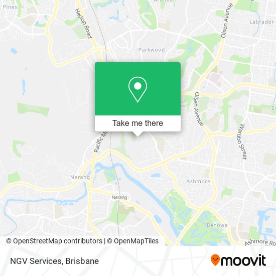 NGV Services map