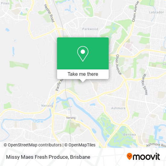 Missy Maes Fresh Produce map