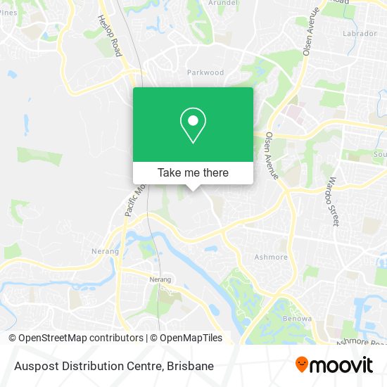 Auspost Distribution Centre map