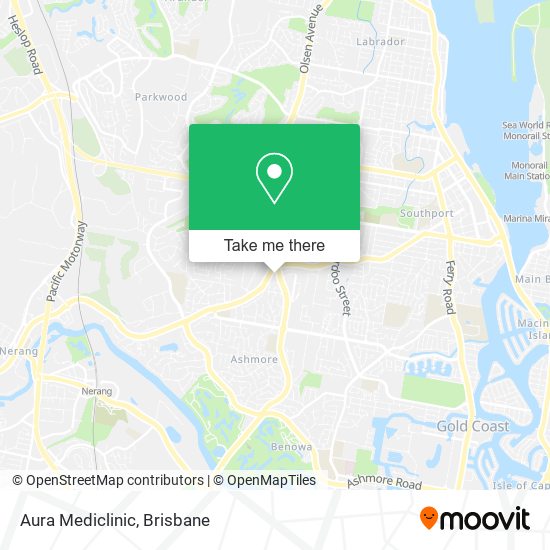 Aura Mediclinic map