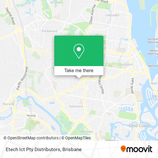 Etech Ict Pty Distributors map