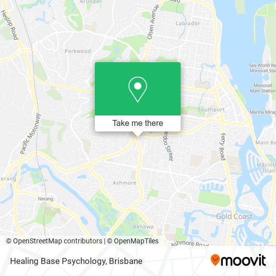 Healing Base Psychology map