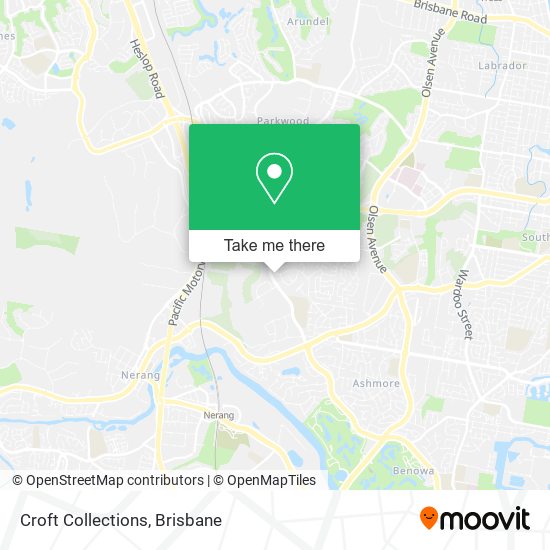 Croft Collections map