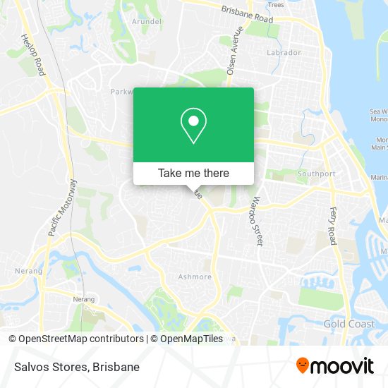 Salvos Stores map