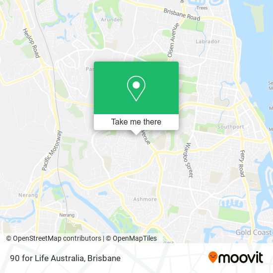 90 for Life Australia map