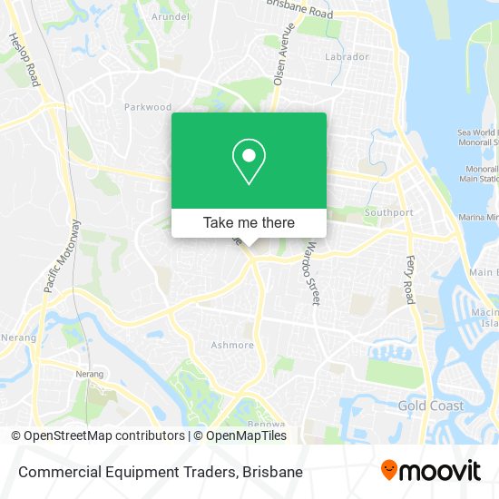 Commercial Equipment Traders map