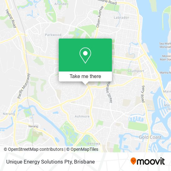 Unique Energy Solutions Pty map
