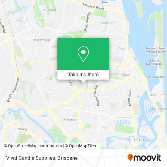 Vivid Candle Supplies map