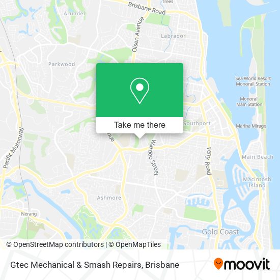 Gtec Mechanical & Smash Repairs map