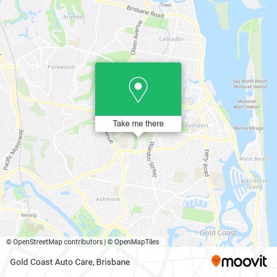 Gold Coast Auto Care map