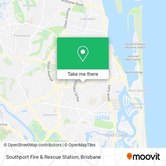 Southport Fire & Rescue Station map