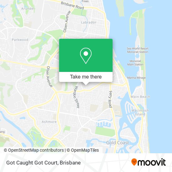 Got Caught Got Court map