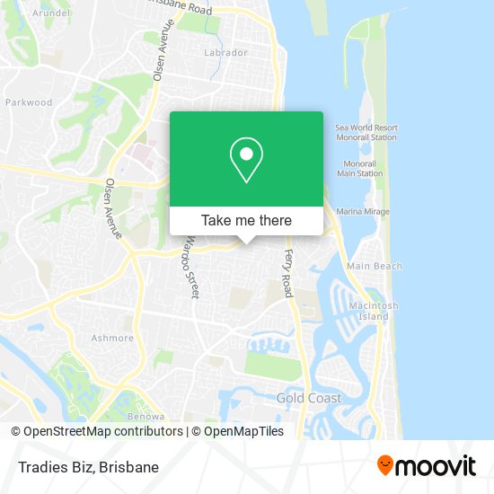 Tradies Biz map