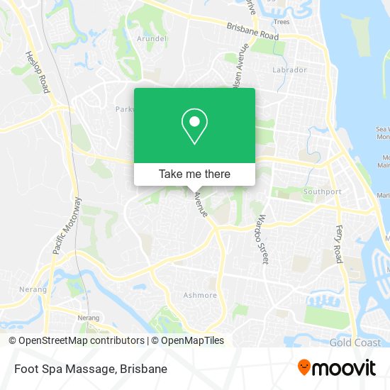 Foot Spa Massage map