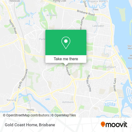 Gold Coast Home map