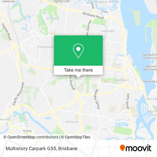 Multistory Carpark G55 map