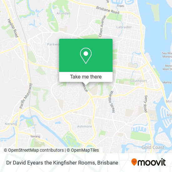 Dr David Eyears the Kingfisher Rooms map