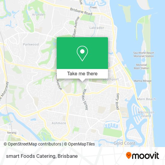 smart Foods Catering map