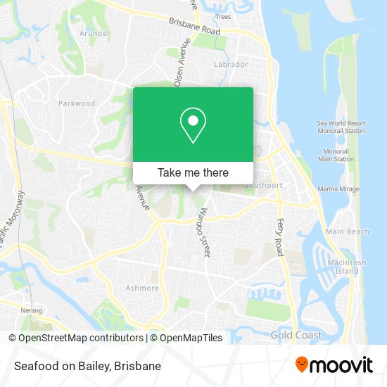 Seafood on Bailey map