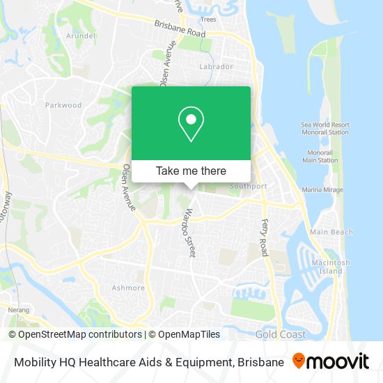 Mobility HQ Healthcare Aids & Equipment map