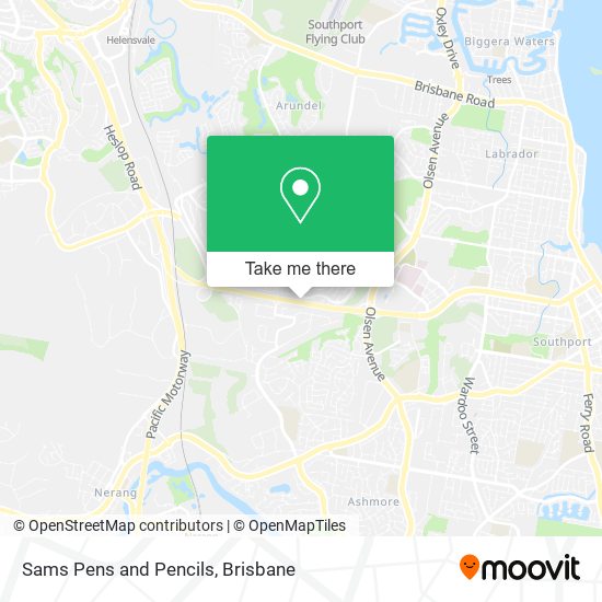 Sams Pens and Pencils map