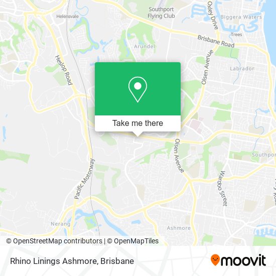 Rhino Linings Ashmore map