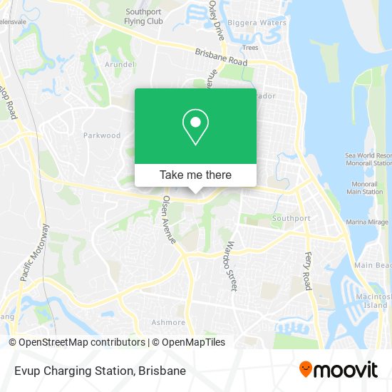Evup Charging Station map