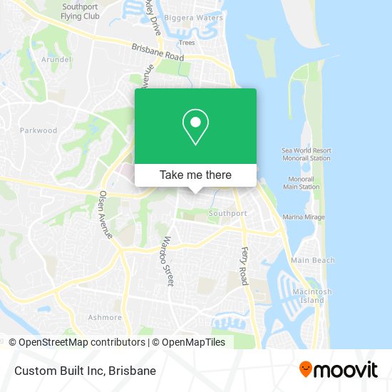 Custom Built Inc map
