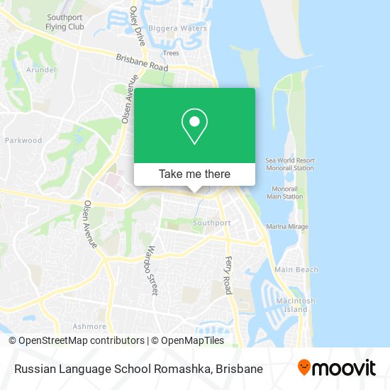 Russian Language School Romashka map