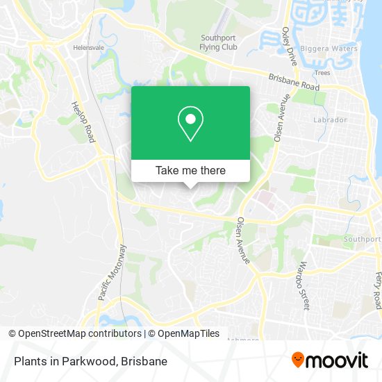 Plants in Parkwood map