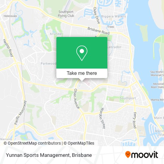 Yunnan Sports Management map