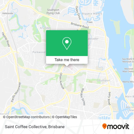 Saint Coffee Collective map