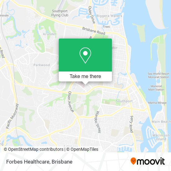 Forbes Healthcare map