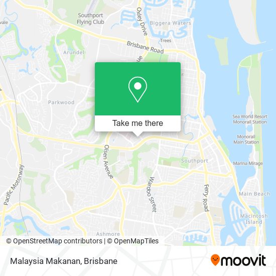Malaysia Makanan map