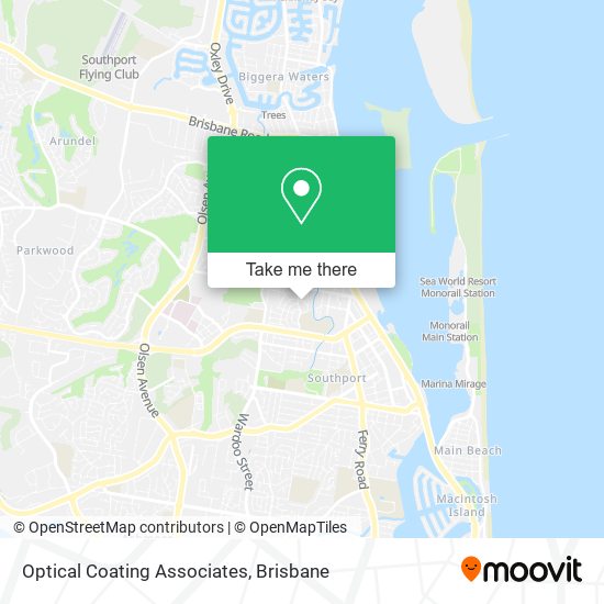 Optical Coating Associates map