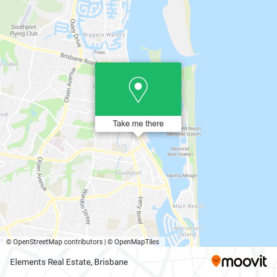 Elements Real Estate map