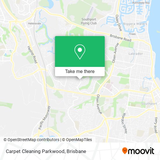 Carpet Cleaning Parkwood map